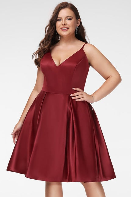 Robe De Bal Cocktail Satinée - gallery 7