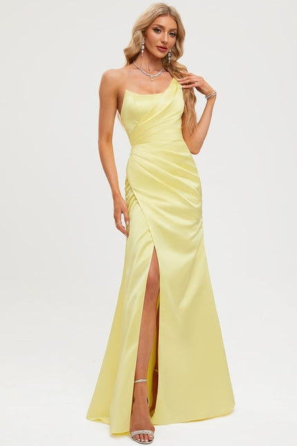 Robe De Bal Jaune Lumineux - gallery 4