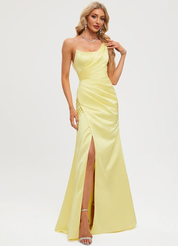 Robe De Bal Jaune Lumineux - gallery 4