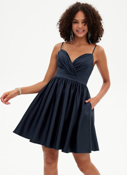 Robe De Bal Satinée Décontractée