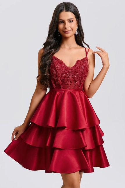 Robe Rouge Bal De Promo - gallery 1