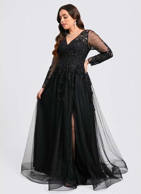 Robe De Bal Manche Longue - gallery 9