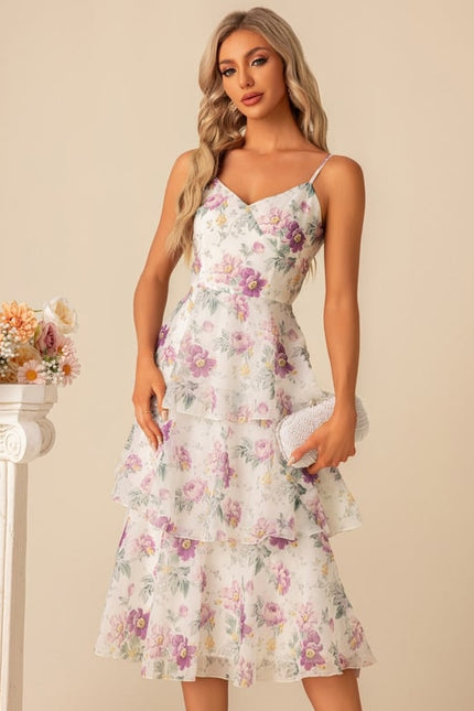 Robe De Bal Florale Éthérée