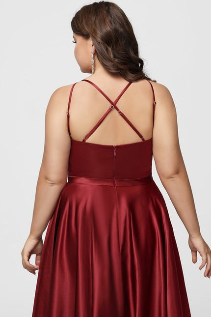 Robe De Bal Satin Écarlate Insolent - gallery 9