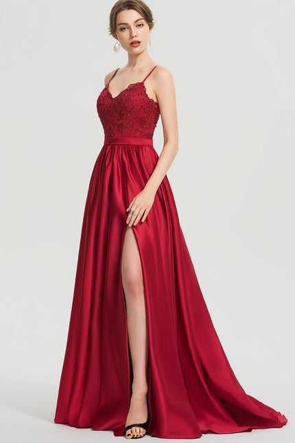Robe De Bal Ébène Satinée - gallery 7