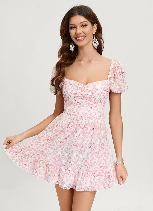 Robe De Bal Florale Douce