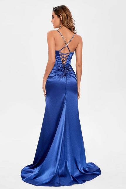 Robe De Bal Satinée Élégante - gallery 2