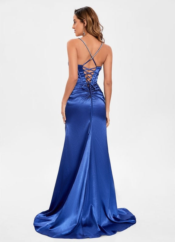 Robe De Bal Satinée Élégante - gallery 2