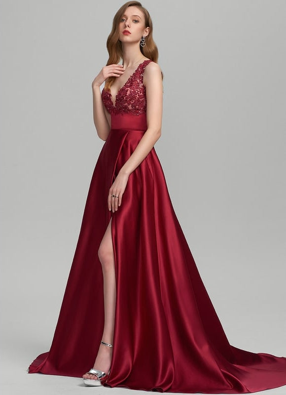 Robe De Bal Éclat Rubis