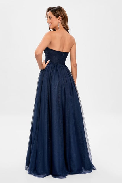 Robe De Bal Traîne Scintillante - gallery 5