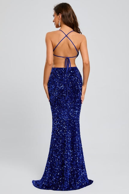 Robe De Bal Sirène Scintillante - gallery 9