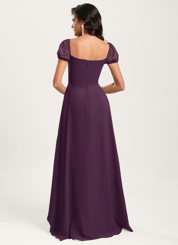 Robe De Bal Fluide Bleu Ciel - gallery 7