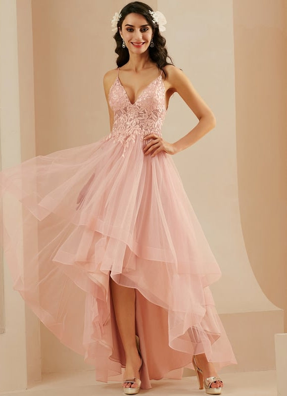 Robe De Bal Tulle Asymétrique - gallery 5