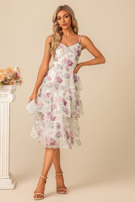 Robe De Bal Florale Éthérée - gallery 2