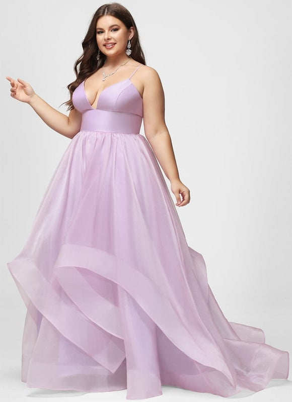 Robe De Bal Lavande Aérienne - gallery 9