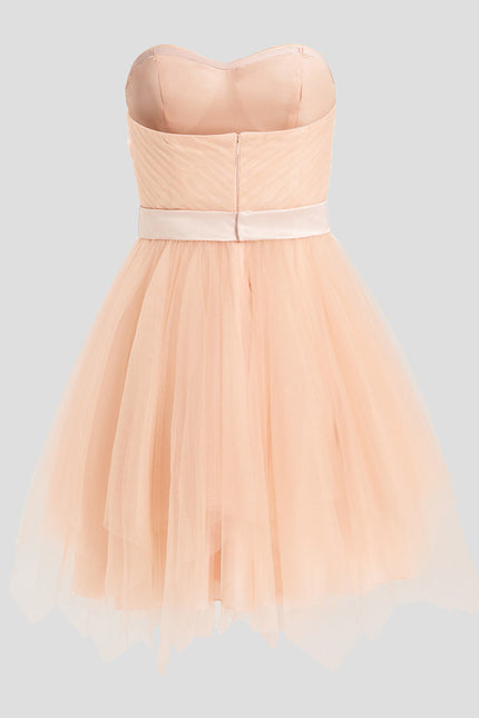 Robe De Bal Tulle Pêche - gallery 7