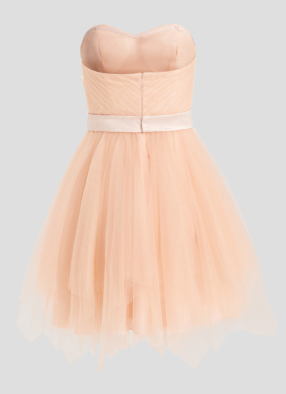 Robe De Bal Tulle Pêche - gallery 7