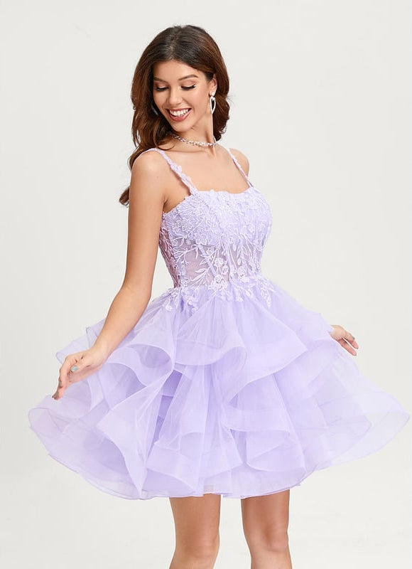 Robe De Bal Tulle Saumon - gallery 5