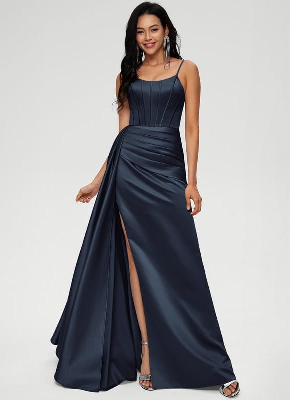Robe De Bal Satin Fluide Chic
