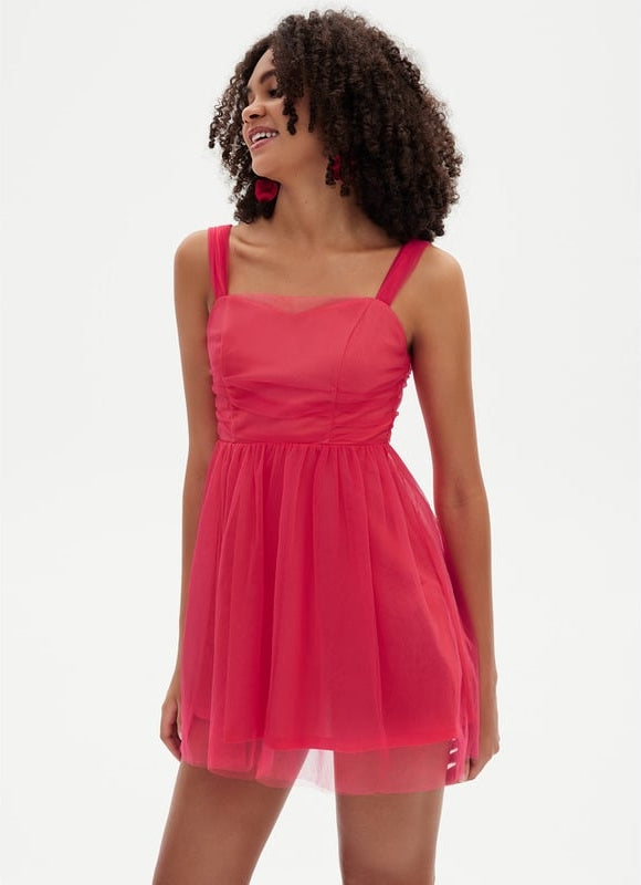 Robe De Bal Tulle Fuchsia - gallery 9