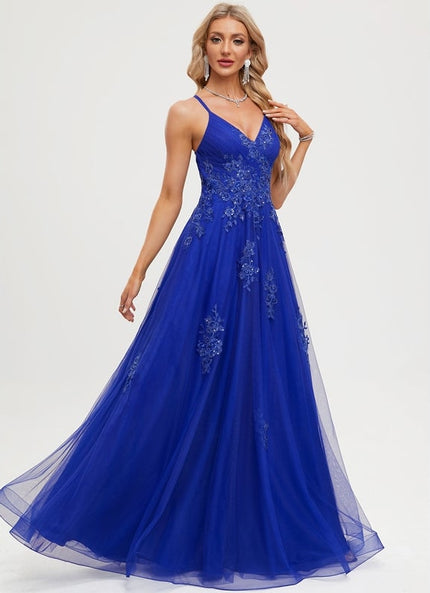 Robe De Bal Tulle Azur