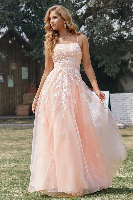 Robe De Bal Fleurie Rose - gallery 8