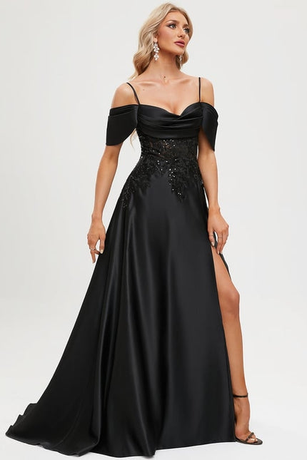 Robe De Bal Éblouissante Satinée - gallery 7
