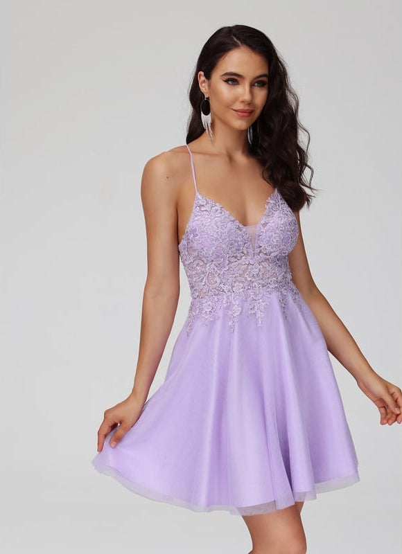 Robe De Bal Lilas Éthérée