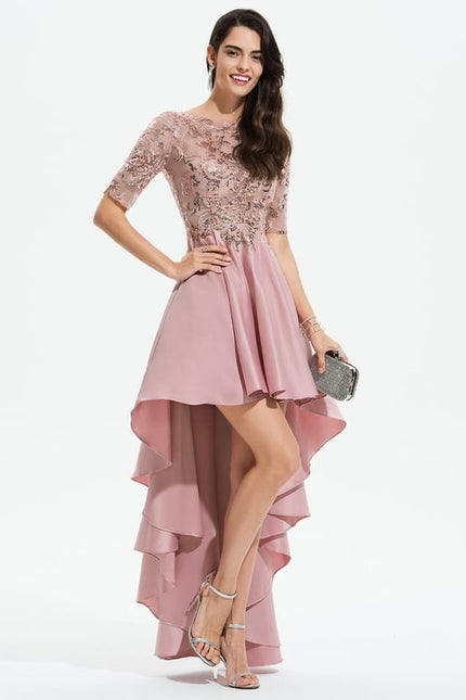 Robe De Bal Élégance Rosée Ascendante - gallery 2