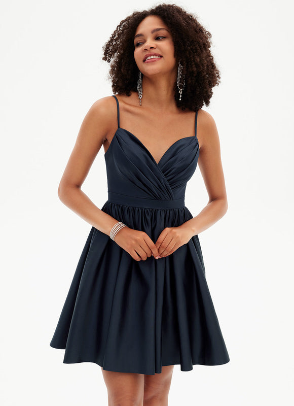 Robe De Bal Satinée Décontractée - gallery 2