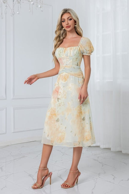 Robe De Bal Florale Pastel - gallery 9