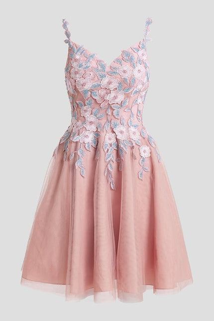 Robe De Bal Courte Tulle Brodée