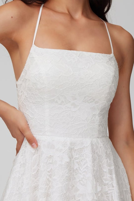 Robe De Bal Élégance Blanc Céleste - gallery 1