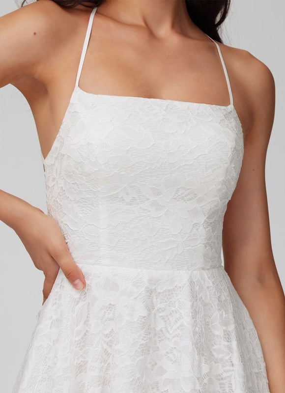 Robe De Bal Élégance Blanc Céleste - gallery 1