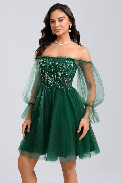 Robe De Bal Émeraude Aérienne - gallery 2