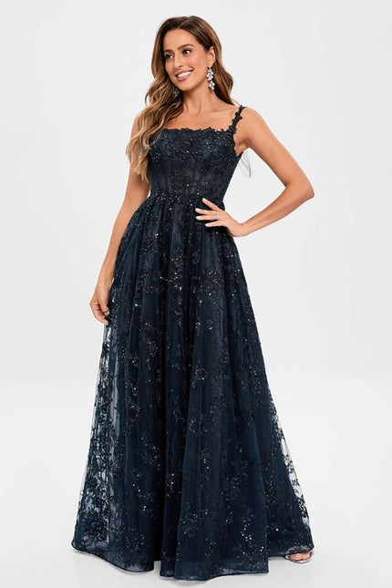 Robe De Bal Organza Marine - gallery 1