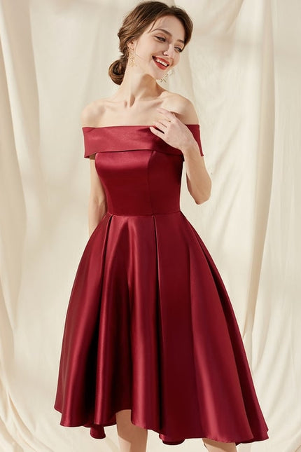 Robe De Bal Rouge Velours Chic - gallery 2