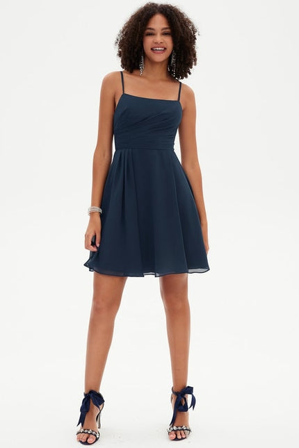 Robe De Bal De Soirée Marine - gallery 2
