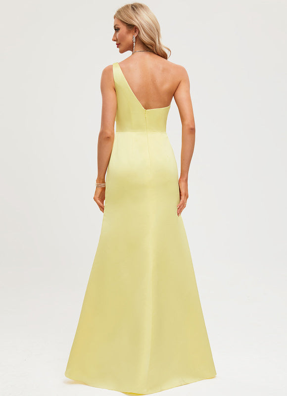 Robe De Bal Jaune Lumineux - gallery 1