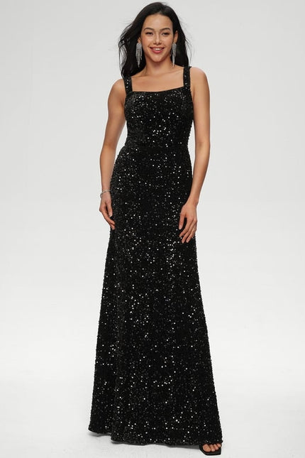 Robe De Bal Pailletée Élégante - gallery 1