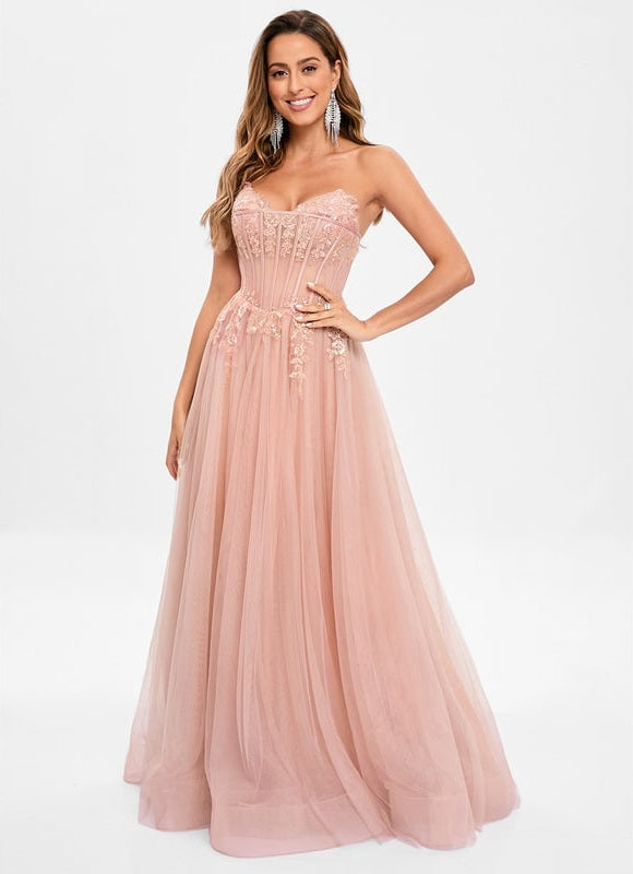 Robe De Bal Élégance De Brume