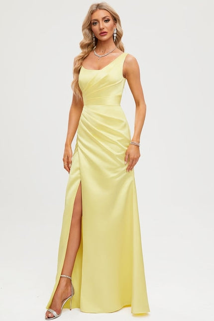 Robe De Bal Jaune Lumineux - gallery 5
