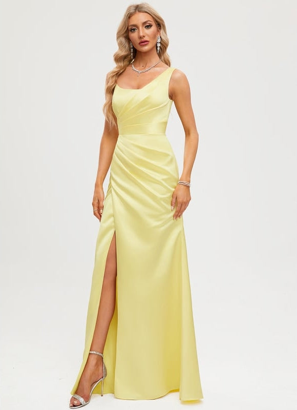 Robe De Bal Jaune Lumineux - gallery 5