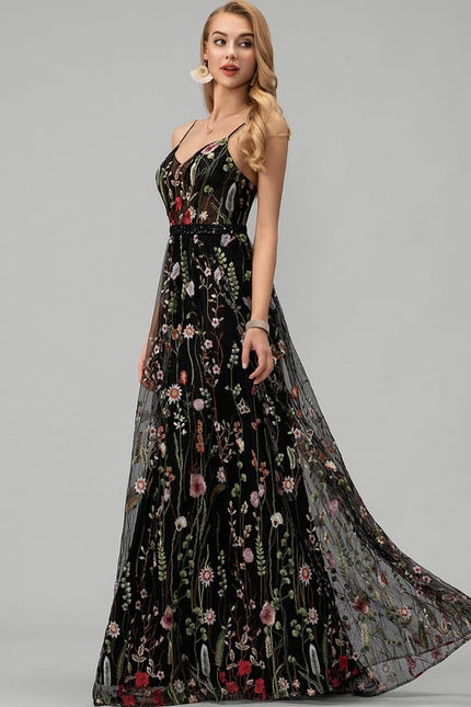 Robe De Bal Florale Élégante - gallery 3
