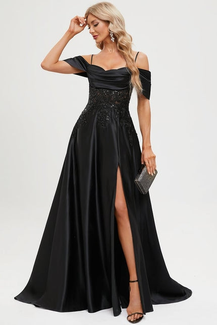 Robe De Bal Éblouissante Satinée - gallery 3