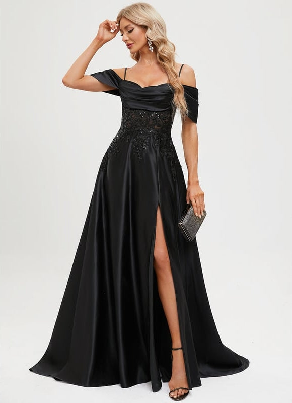 Robe De Bal Éblouissante Satinée - gallery 3