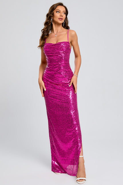 Robe De Bal Glamour Marine - gallery 7
