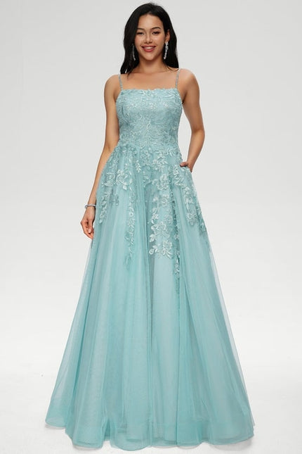 Robe De Bal Tulle Aquatique