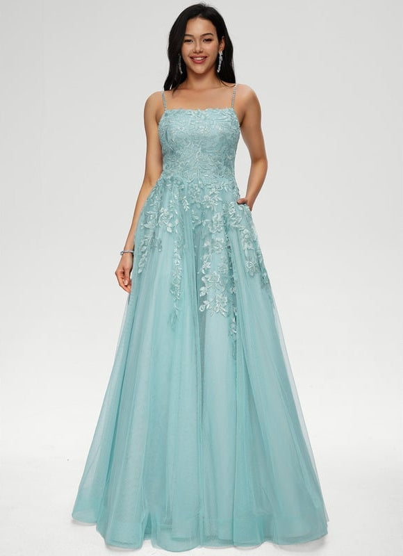 Robe De Bal Tulle Aquatique