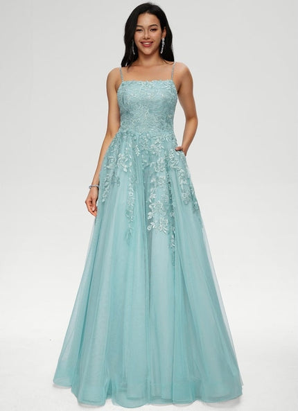 Robe De Bal Tulle Aquatique